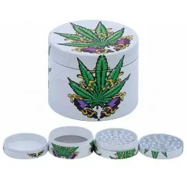 Młynek Metalowy Ganja 4-częściowy 5,5 cm