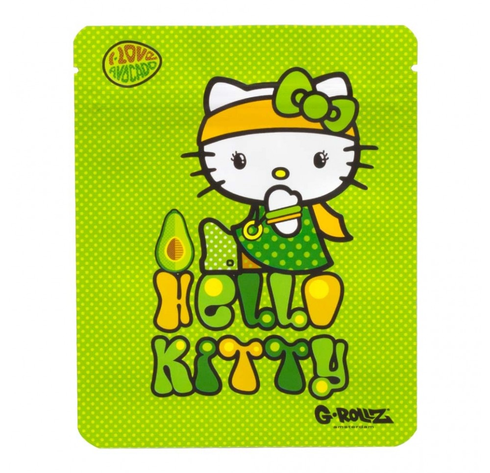 Woreczek schowek G-Rollz Hello Kitty Avocado 100x125 mm