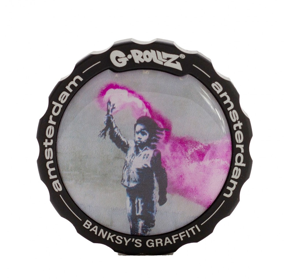 Młynek Metalowy G-Rollz Banksy Toy Boy 3-częściowy 53 mm - Grinder do suszu