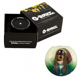 Młynek Metalowy G-Rollz Pets Rock Reggae 4-części 43 mm - Grinder do suszu