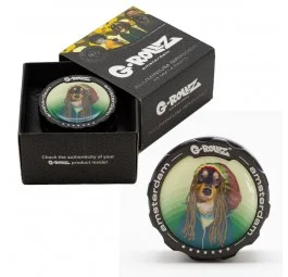 Młynek Metalowy G-Rollz Pets Rock Reggae 4-części 53mm - Grinder do suszu