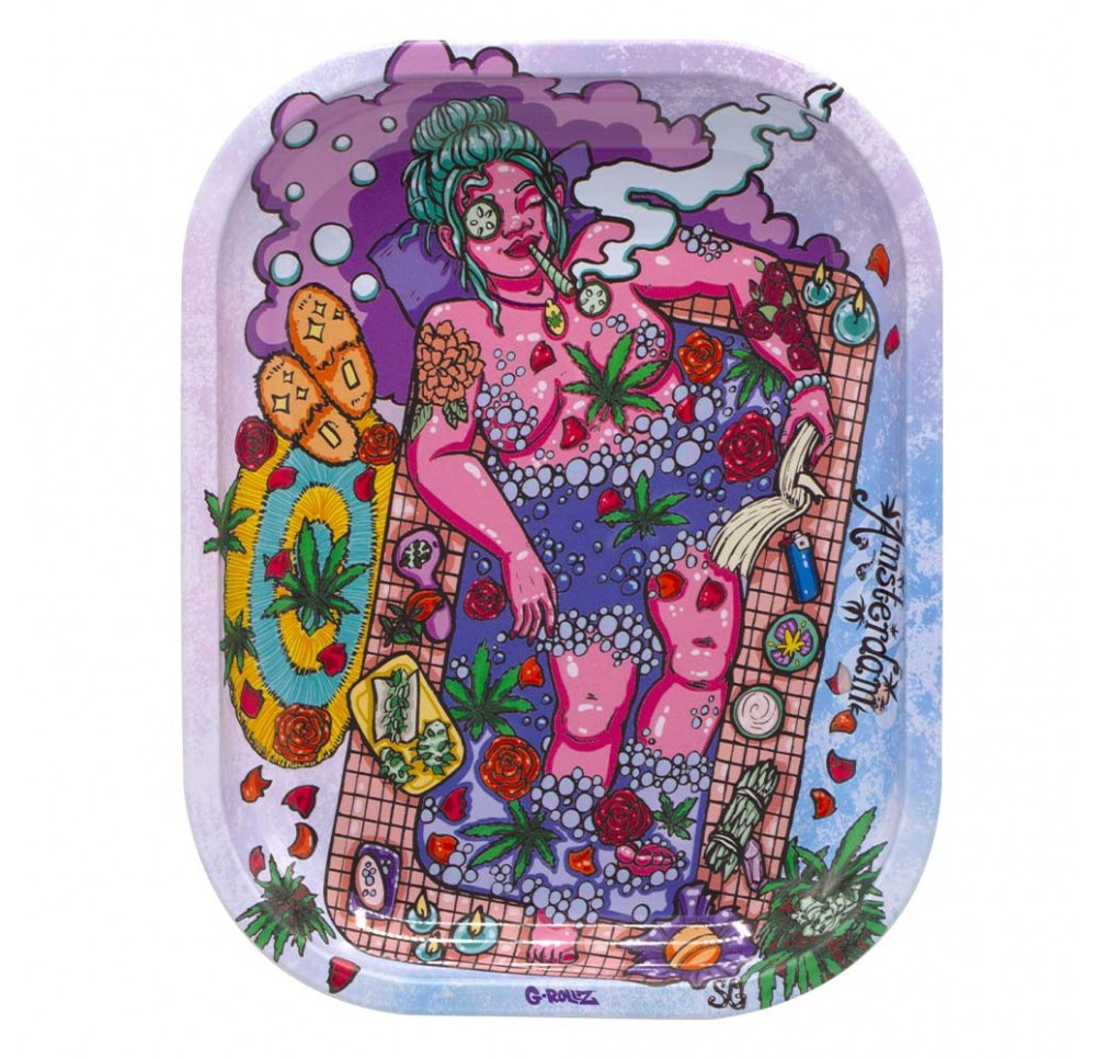 Tacka Metalowa "G-Rollz Canna Bath" 14x18 cm