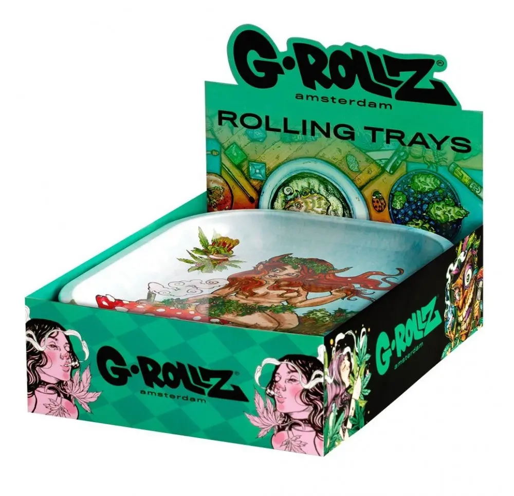 Tacka Metalowa "G-Rollz Vondel Nymph" 14x18 cm – Elegancja i Funkcjonalność! Tacka Metalowa "G-Rollz Vondel Nymph" 14x18 cm – Elegancja i Funkcjonalność!
