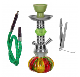 Fajka wodna / Shisha 1-wężowa Jamajka - JAMAJCA 28cm