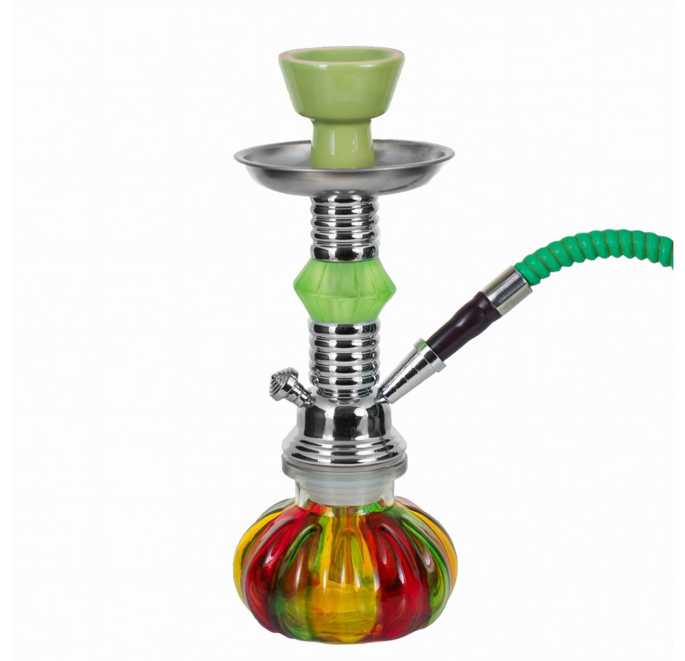 Fajka wodna / Shisha 1-wężowa Jamajka - JAMAJCA 28cm