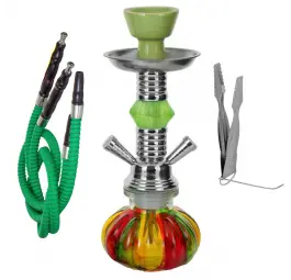 Fajka wodna / Shisha 2-wężowa Jamajka - JAMAJCA 28cm