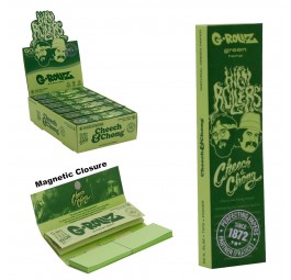 Bibułki G-Rollz Cheech Organic Green KS Slim+tipy