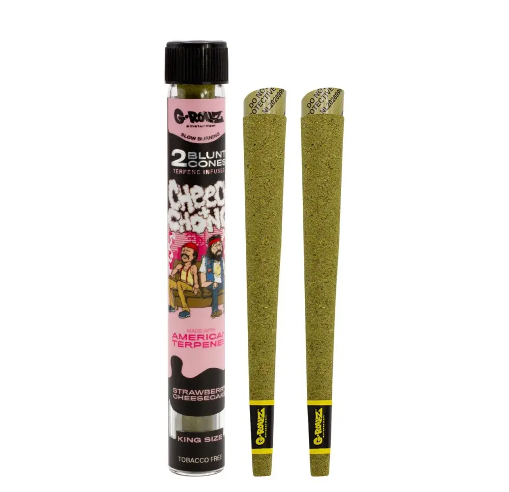 Wrapy Konopne G-Rollz Cheech & Chong Strawberry Cheesecake - 2 szt.