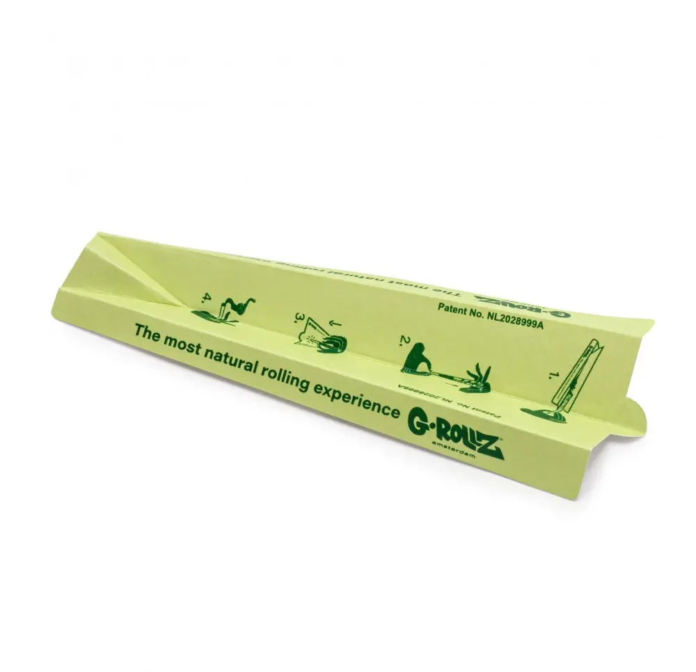 Bibułki Skręcone G-Rollz Banksy Green KS 40 szt.