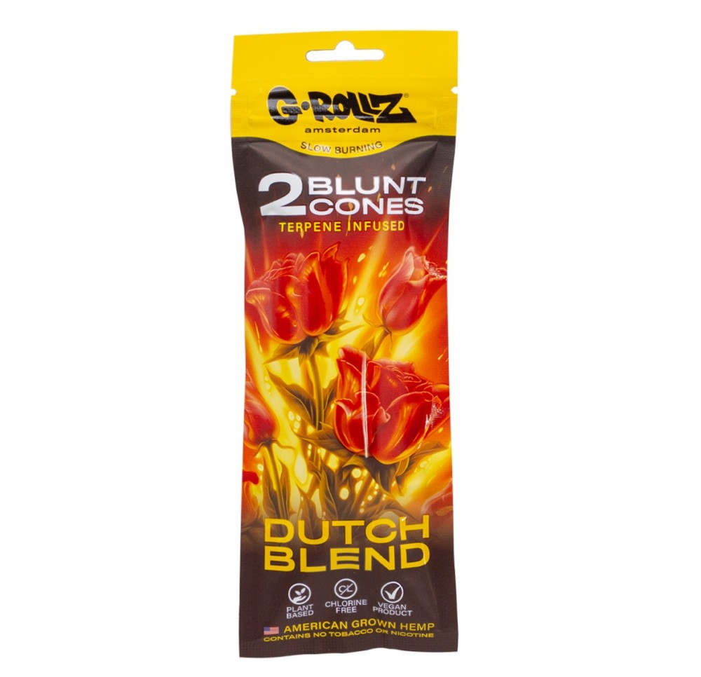 Bibułki Skręcone G-Rollz Dutch Blend Cones 2 szt.