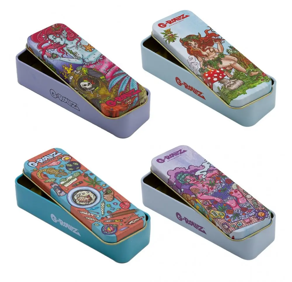 Pudełko Metalowe G-Rollz 12x4x2,5cm MIX wzorów