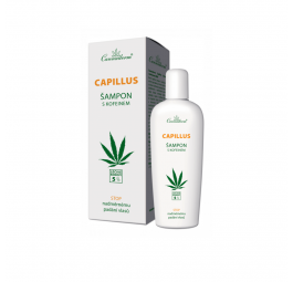 Szampon z kofeiną przeciw wypadaniu włosów Cannaderm Capillus - 150 ml