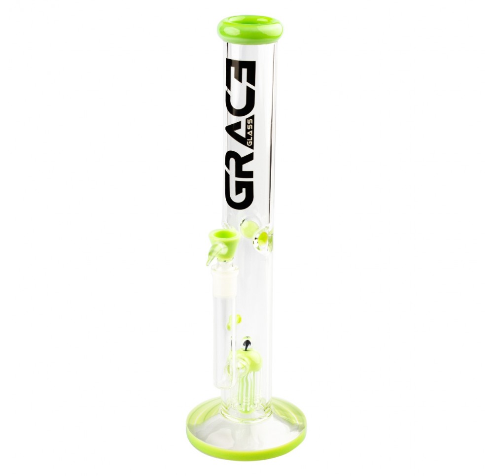 Bongo Szklane Grace Glass Limited Edition Green Straight 41 cm