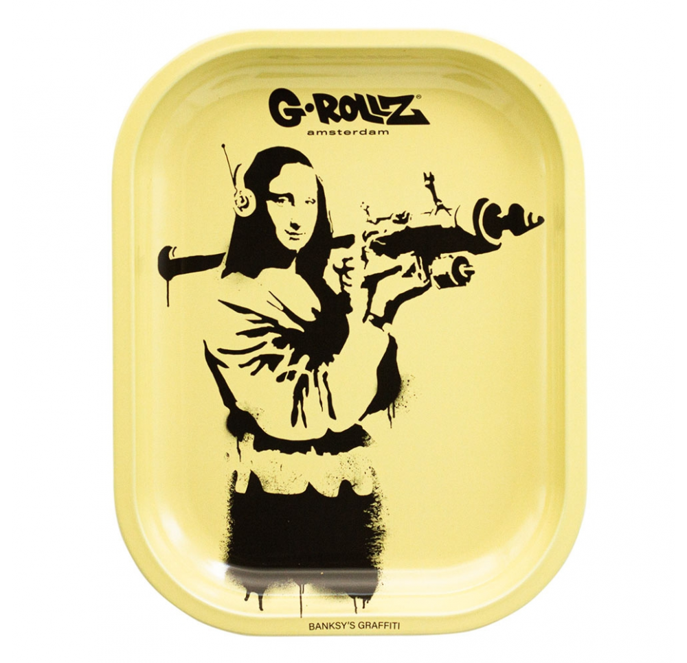 Tacka metalowa G-Rollz Banksy’s Graffiti Mona Launcher 14x18cm