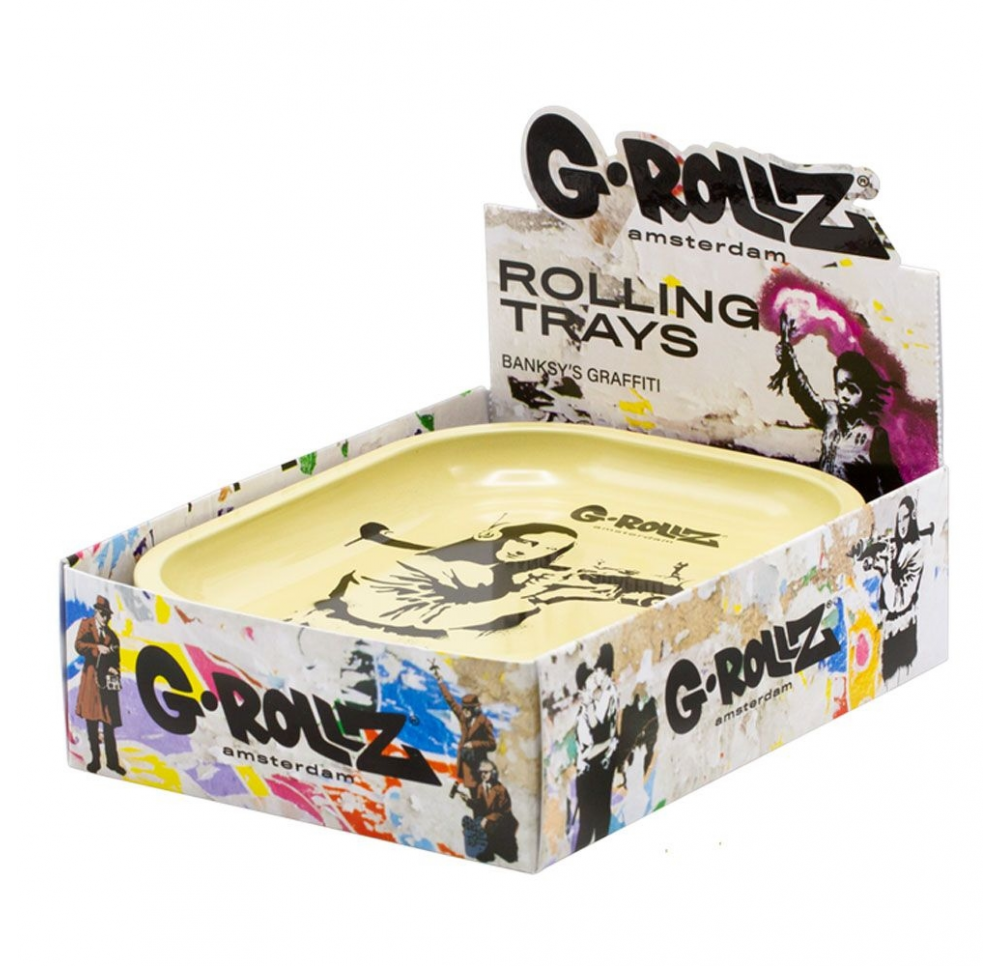 Tacka metalowa G-Rollz Banksy’s Graffiti Mona Launcher 14x18cm