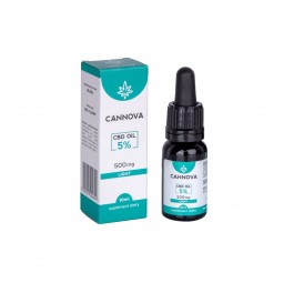 CANNOVA Natural CBD Oil 500 mg - 5% - 10ml