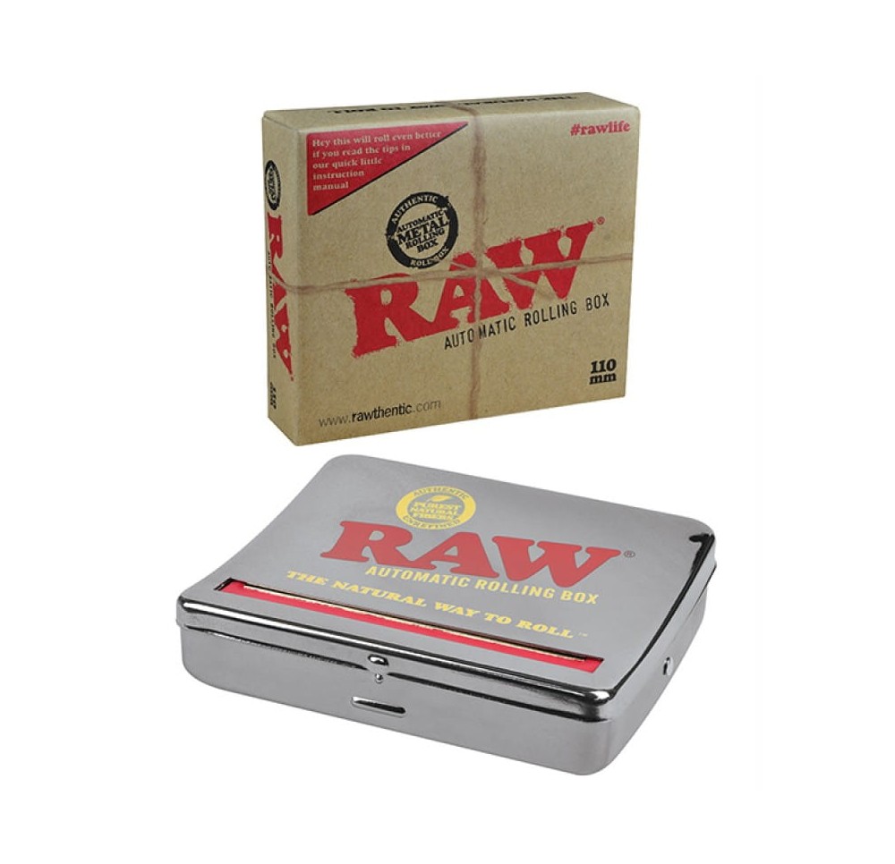 Pudełko do skręcania RAW Rollbox 110mm - Dyspenser bibułek