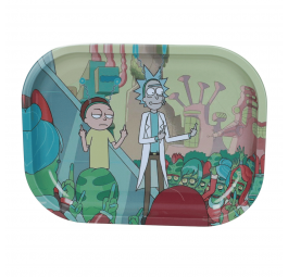 Tacka Metalowa 18 x 14 cm - Rick & Morty