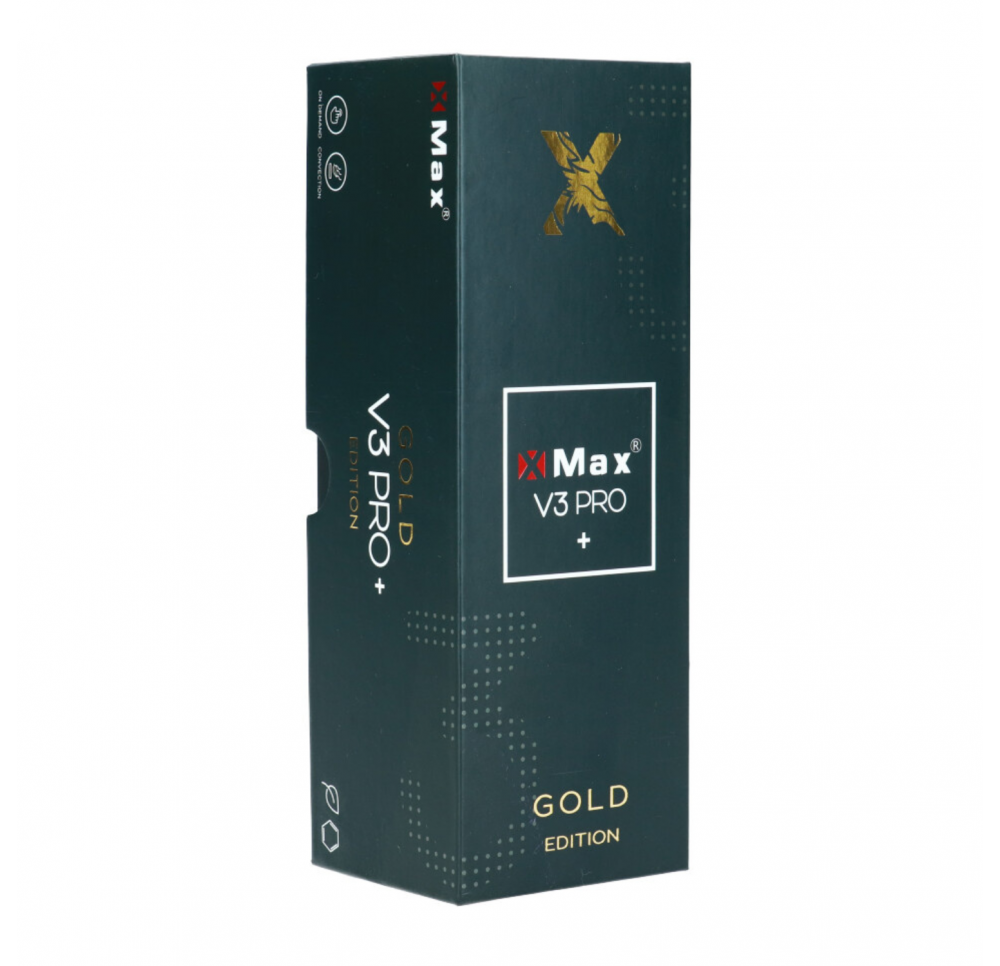 X-Max V3 Pro+ Gold Edition - Waporyzator przenośny do suszu ze szklanym ustnikiem