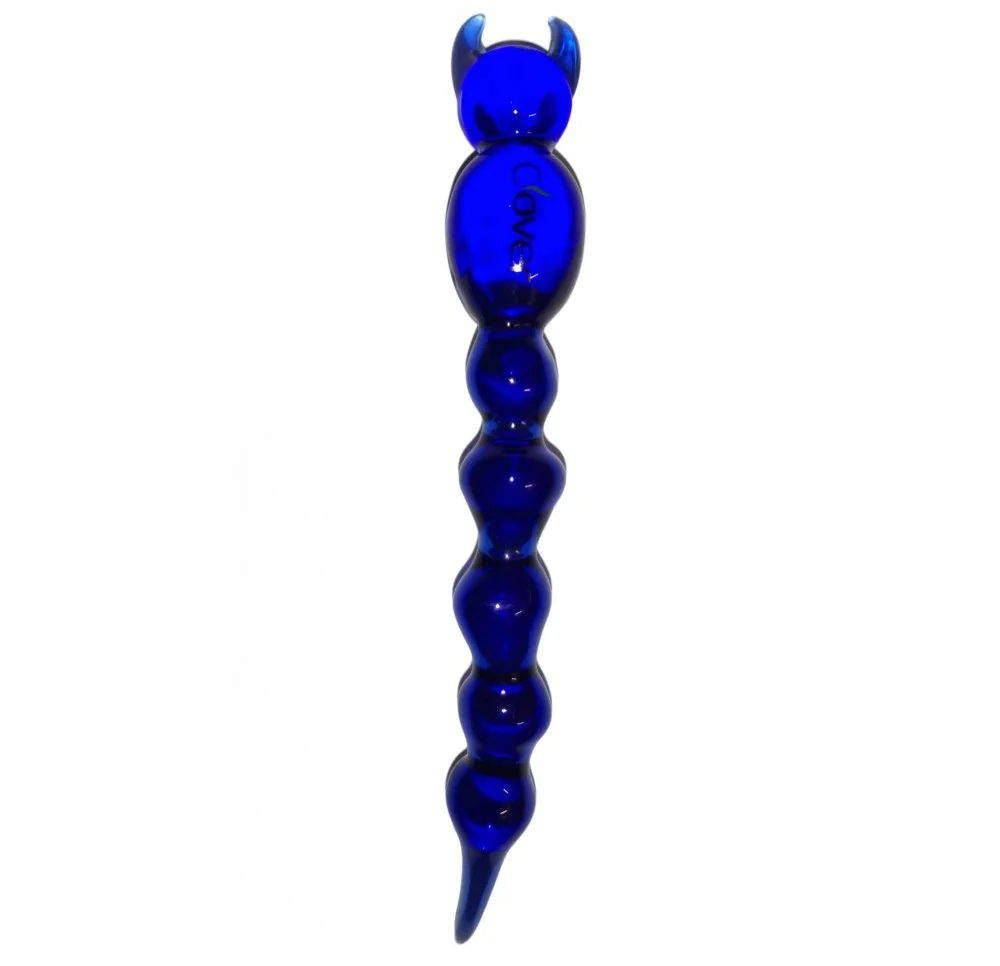 Dabber Szklany "Niebieski Skorpion" CLOVER SKORPION do Olejku 14 cm Dabber Szklany "Niebieski Skorpion" CLOVER SKORPION do Olejku 14 cm
