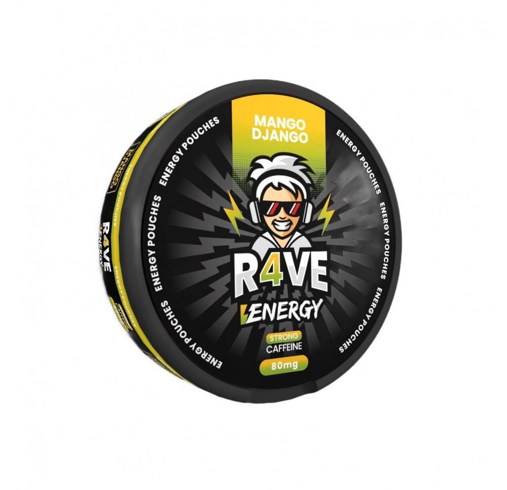 R4VE Energy Pouches Mango Django 80mg