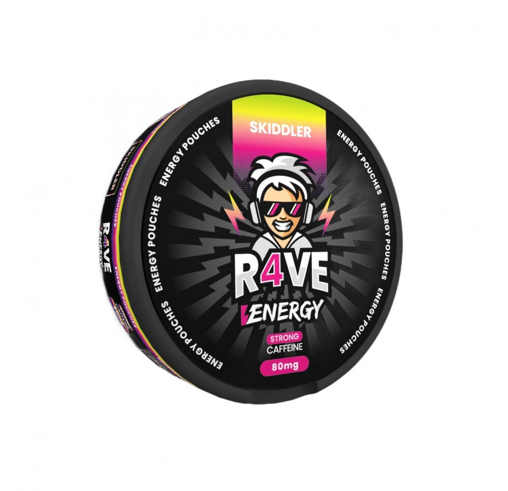 R4VE Energy Pouches Skiddler 80mg