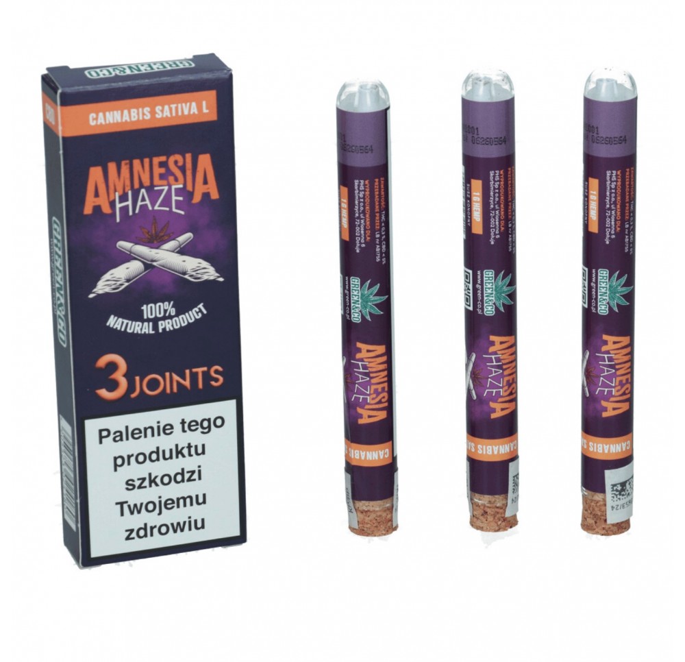 Joint Pre-Rolls Green & Co - Amnesia Haze 3 szt.