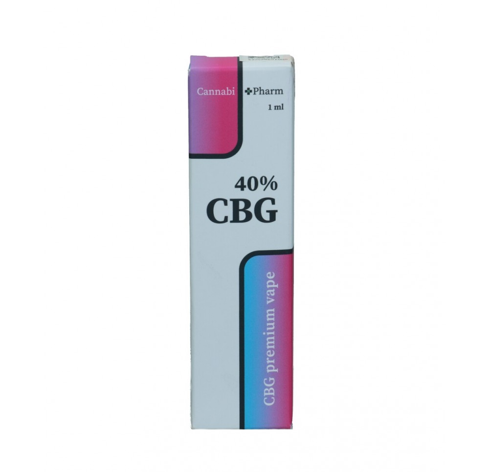 CannabiPharm Jednorazowy E-Papieros z CBG 40%