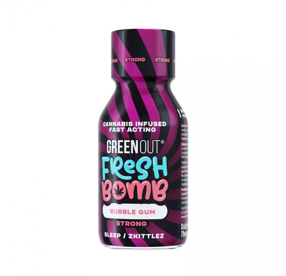 Olejek konopny Green Out® Fresh Bomb Bubble Gum - Strong