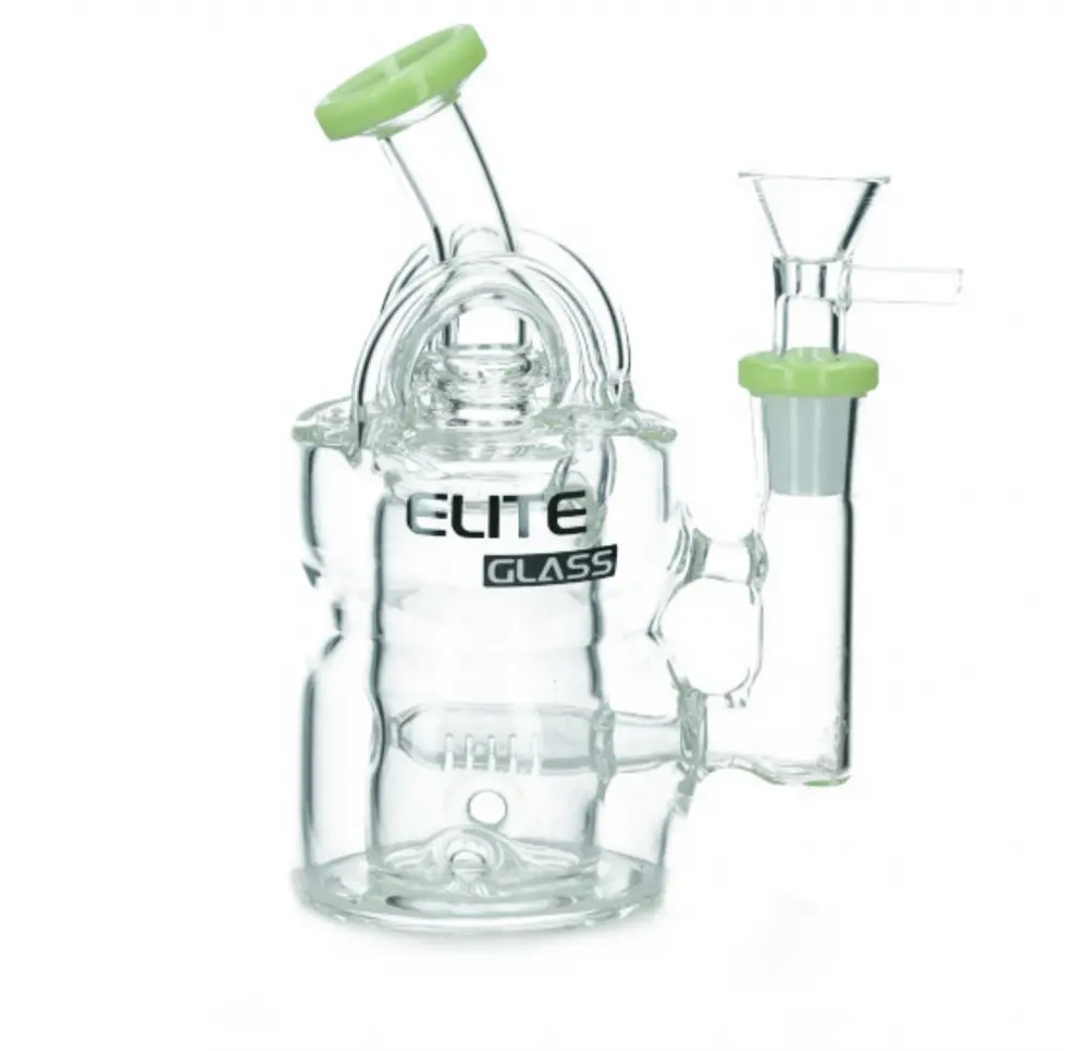 Bongo Szklane Elite Glass Recycler 15 cm / 5 mm - MIX