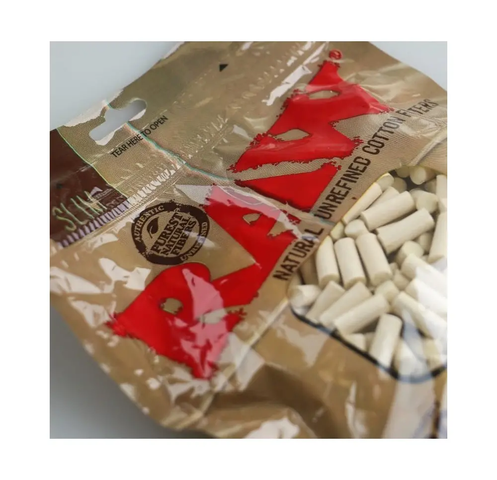 Bawełniane Filtry RAW Slim - 200 szt.