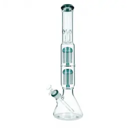 Bongo Szklane Double Shooter 47,5 cm / 7 mm / 18,8mm