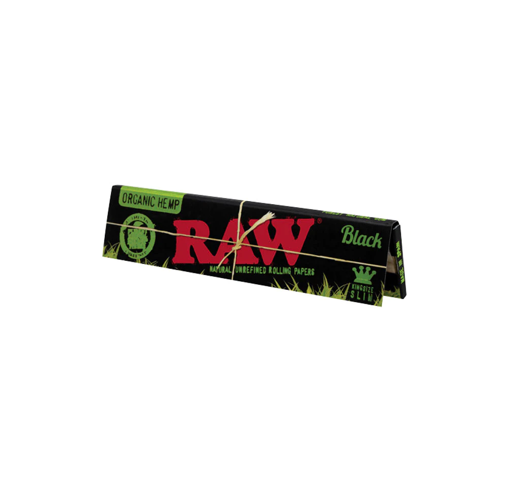 Bibułki RAW Black Organic King Size Slim