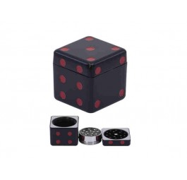 Młynek metalowy BLACK DICE 3-część 4cm