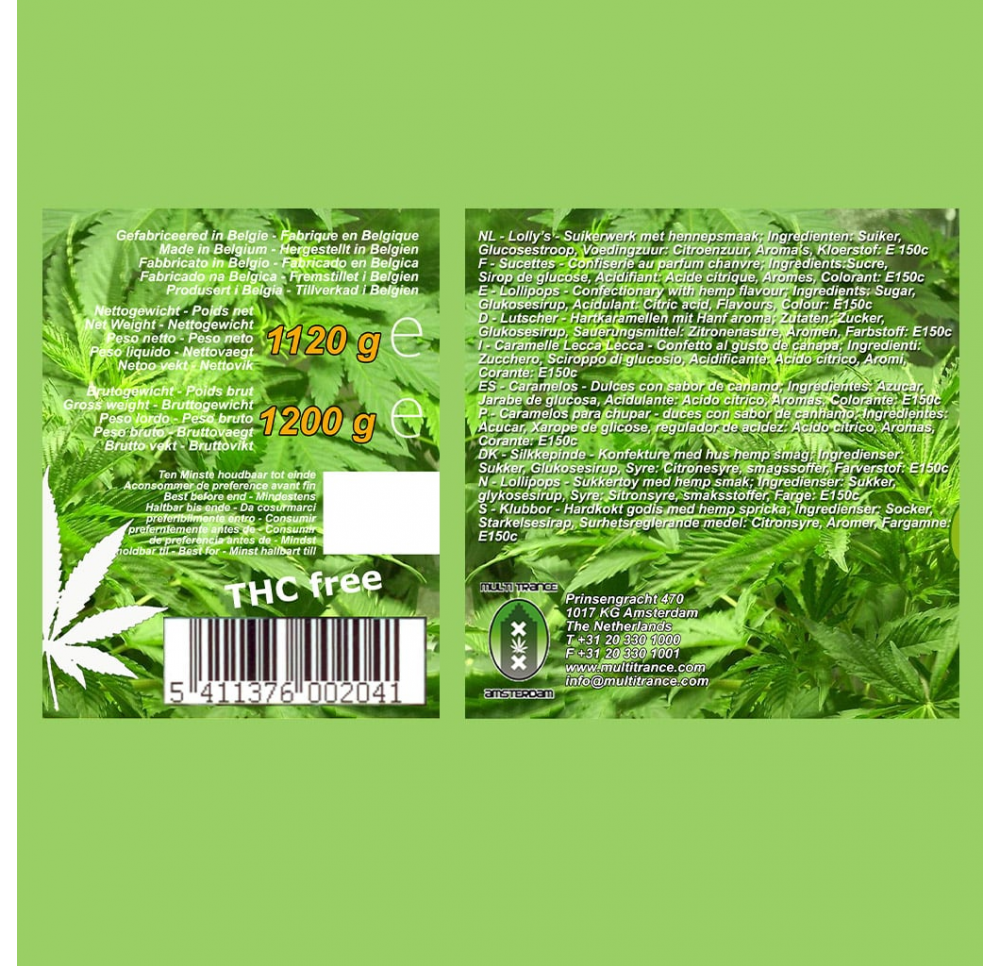 Lizak Konopny Cannabis - Konopia