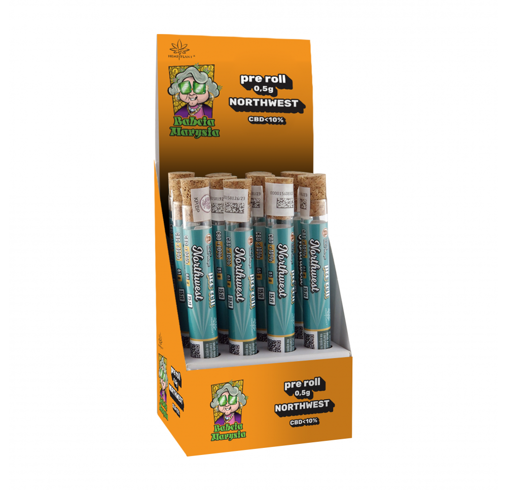 BOX - 12 x Pre Roll CBD Northwest CBD - Specjały Babci Marysi