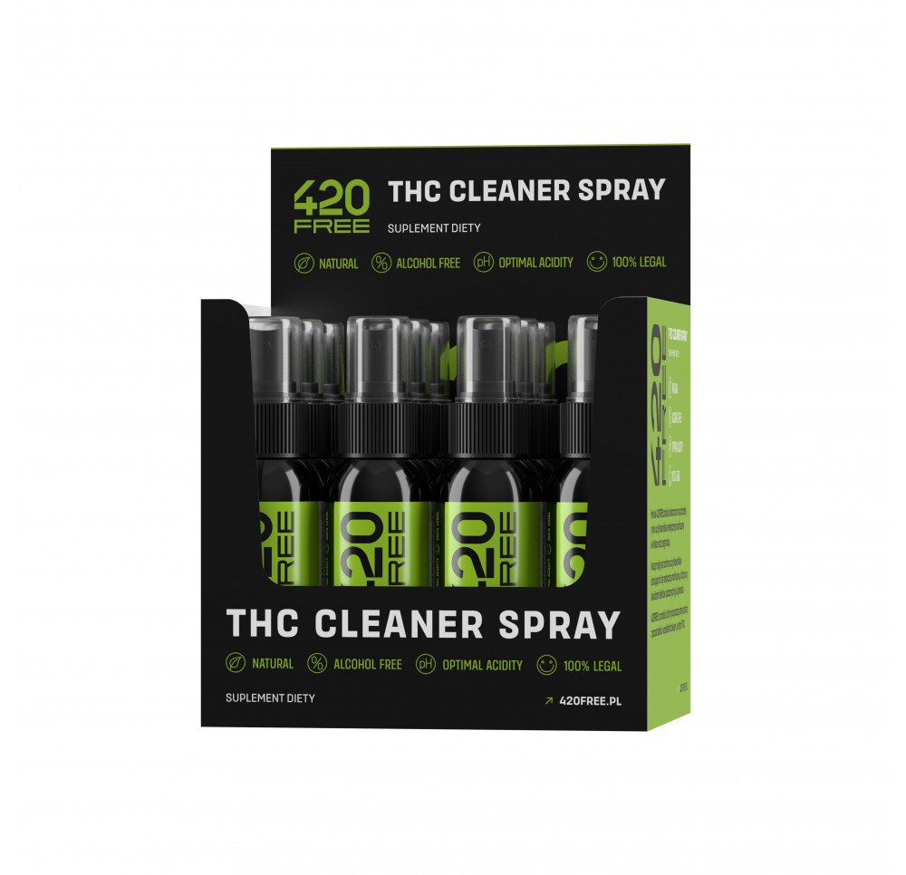 BOX - 12 x 420 Free - THC Cleaner Spray 60 ml