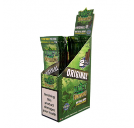 BOX - 25 x Bibułka Blunt Juicy Hemp Wraps Original 2 szt.