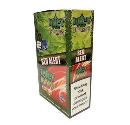 BOX - 25 x Bibułka Blunt Juicy Hemp Wraps Red Alert 2 szt.