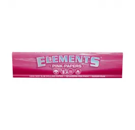 Bibułki Elements PINK King Size Slim