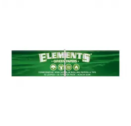 Bibułki Elements Conn GREEN King Size Slim+Filterki