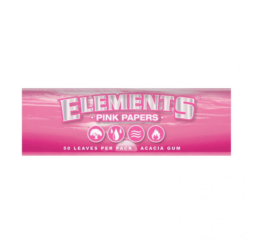 Bibułki Elements PINK 1 1/4