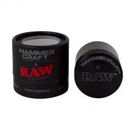 Młynek metalowy Hammercraft X RAW Black 4-część 55 mm