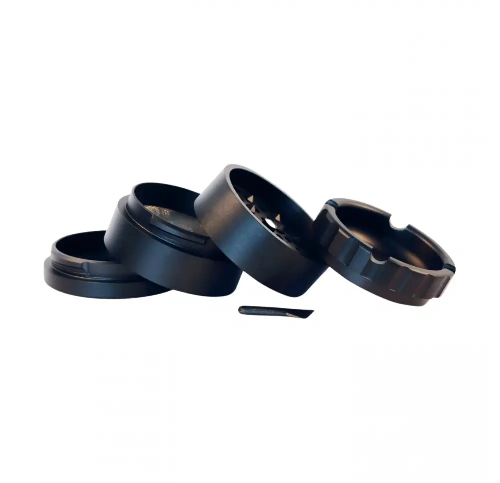 Młynek Metalowy Hammecraft 4-część 62 mm, popielniczka