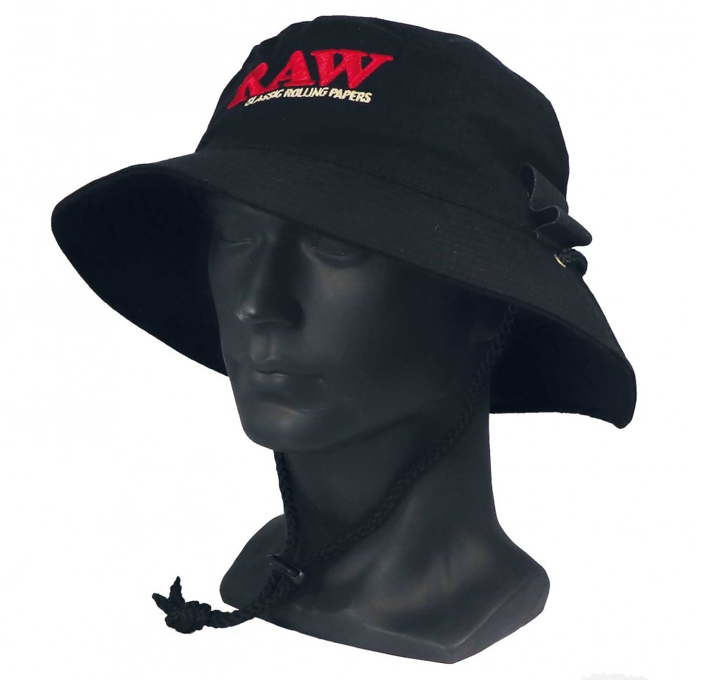 Kapelusik Bucket Hat Raw Czarny rozmiar M