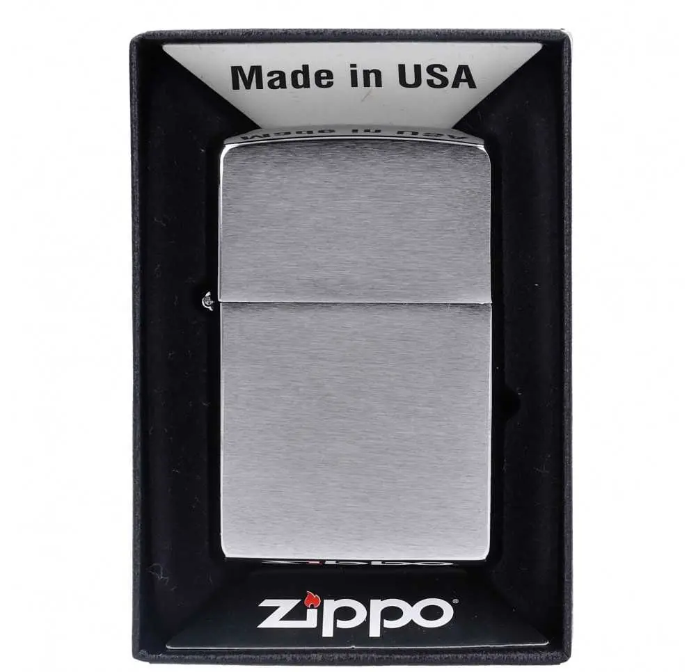 Zapalniczka ZIPPO BRUSHED CHROM.