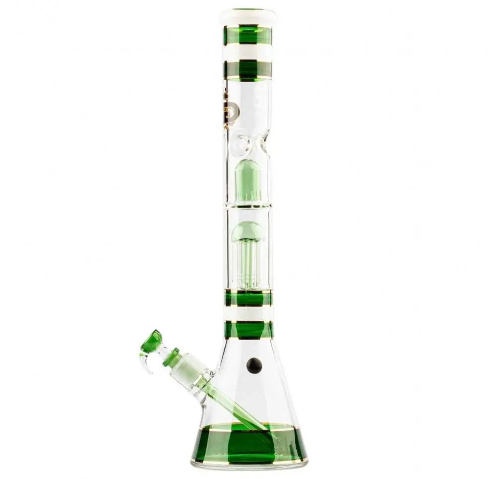 Bongo Szklane Grace Glass Golden Line Filtracja Zielone 46 cm 18,8 mm