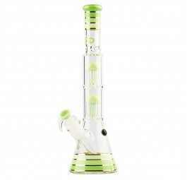 Bongo Szklane Grace Glass Golden Line Filtracja Zielone 46 cm 29,2 mm