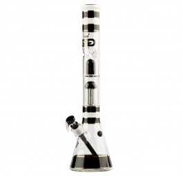 Bongo Szklane Grace Glass Golden Line Filtracja Czarne 46 cm
