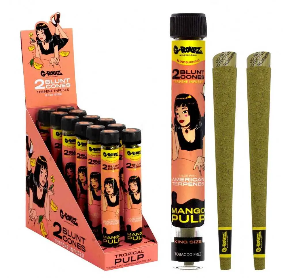 Wrapy Konopne G-Rollz Mango Pulp - 2 szt.